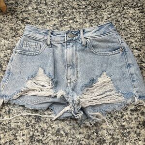 PacSun Light Blue Denim Shorts